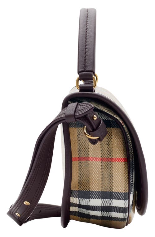 Burberry Women Embroidered Canvas Highlands Handbag