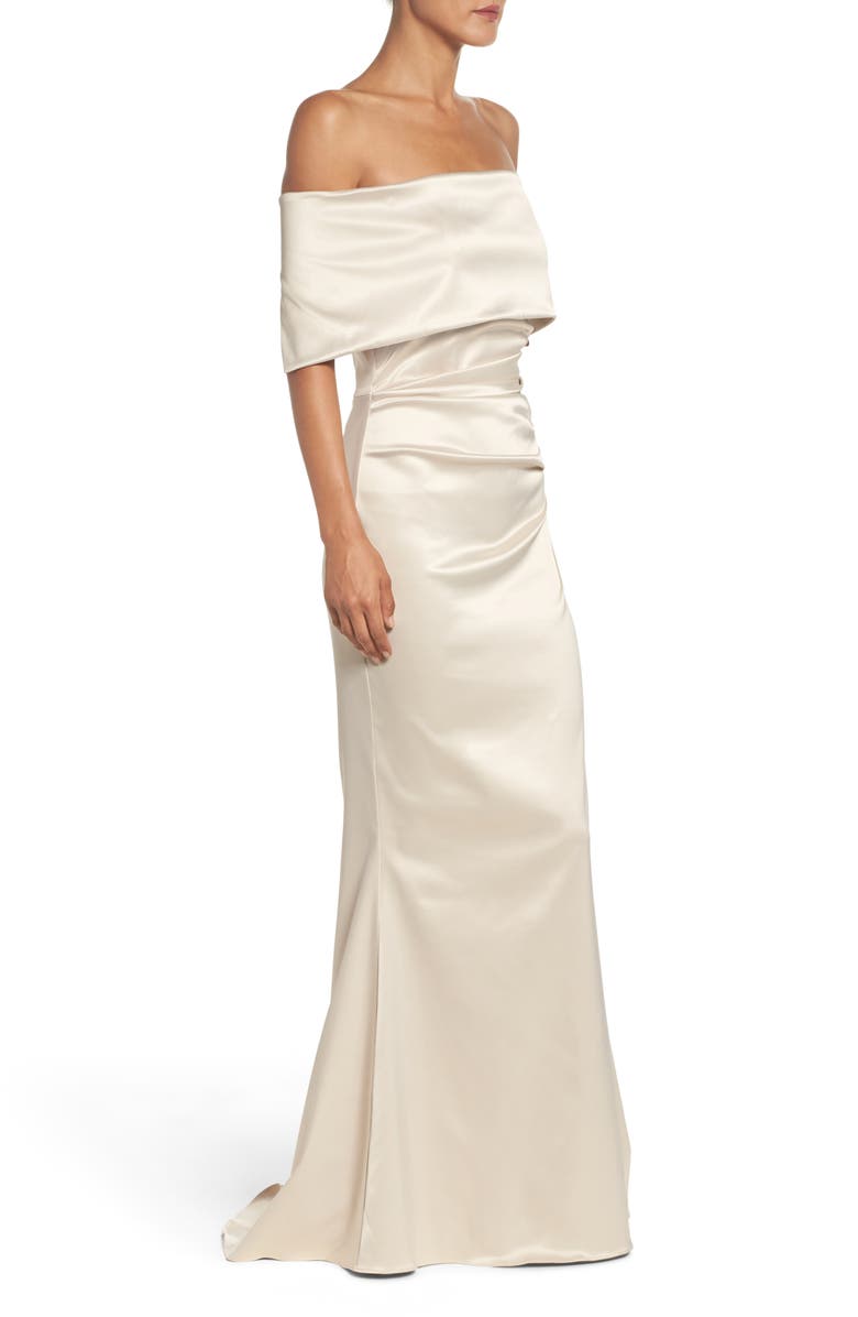 Vince Camuto Off the Shoulder Gown, Alternate, color,