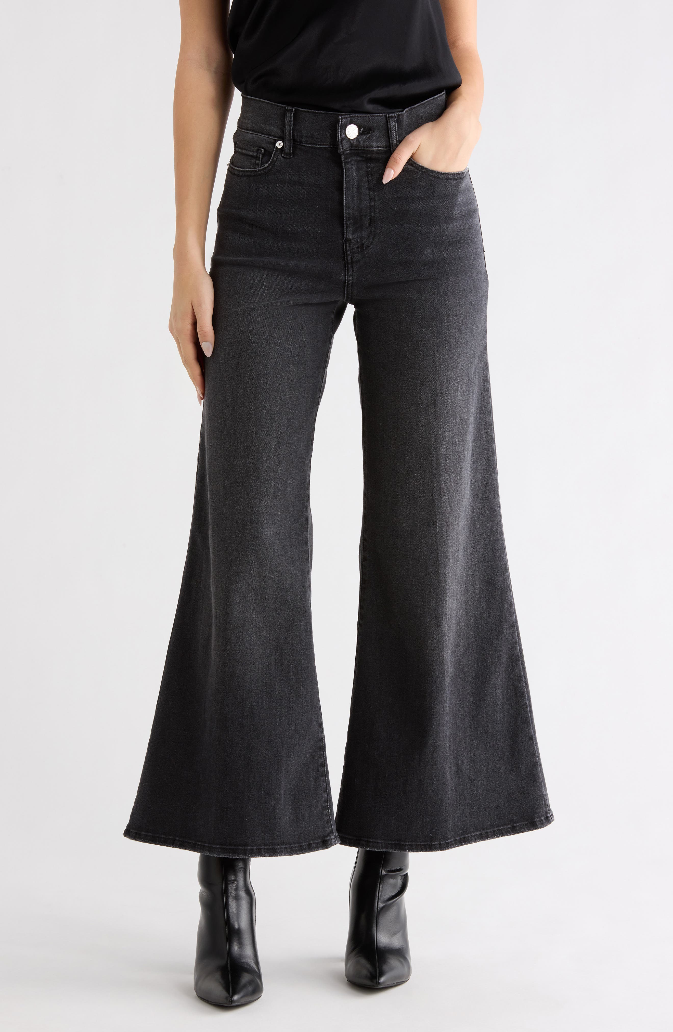 FRAME Le Crop Palazzo Jeans