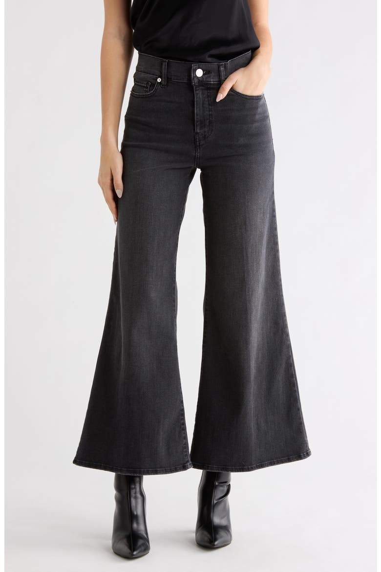 Le Crop Palazzo Jeans, Main, color, BROKEN