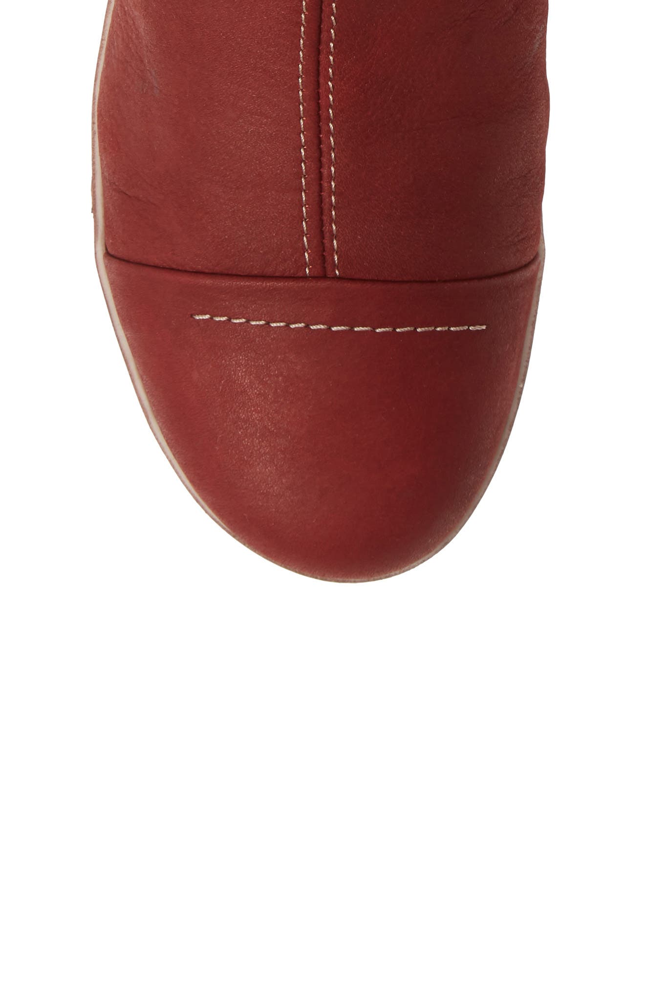 Amber Wool Lined Bootie, Alternate, color, RED LEATHER