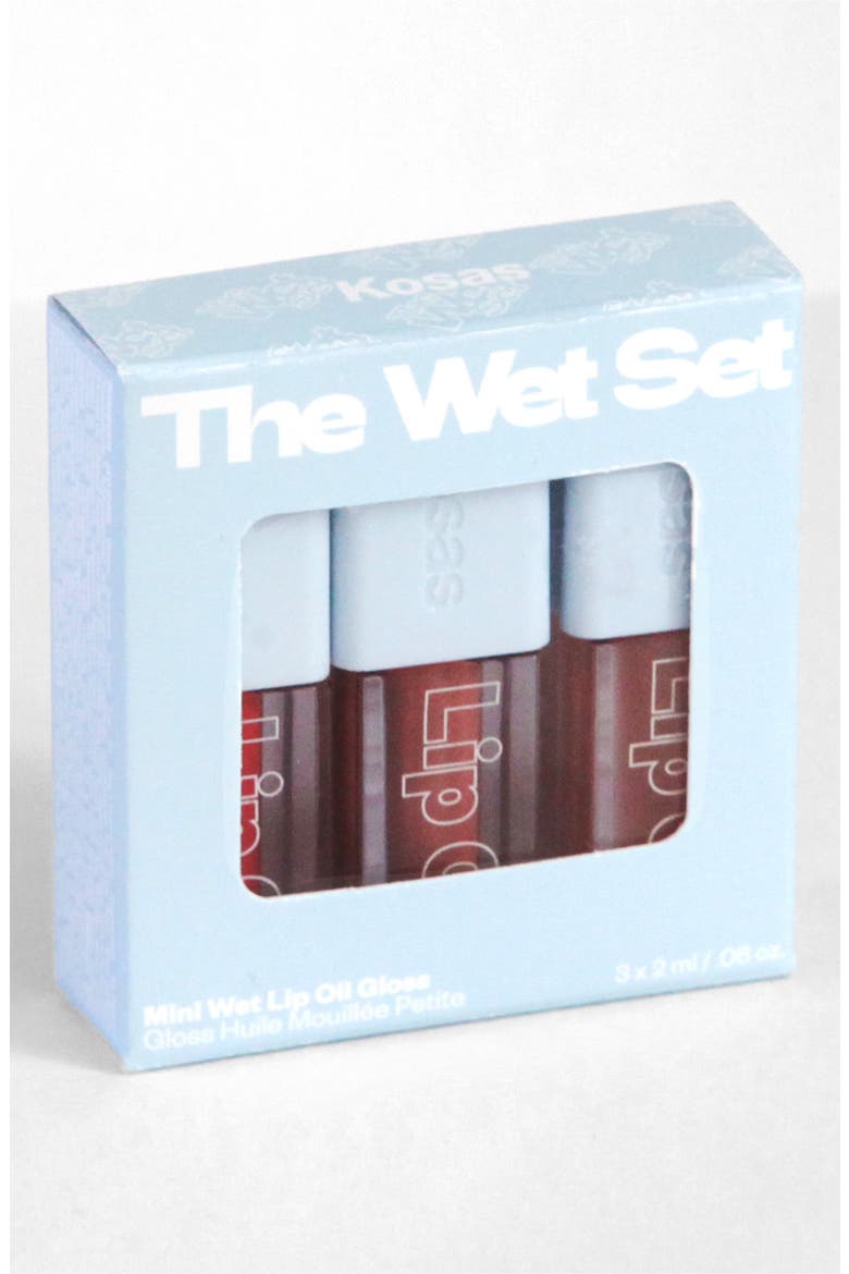 Mini Wet Lip Oil Gloss Set, Alternate, color, NO COLOR