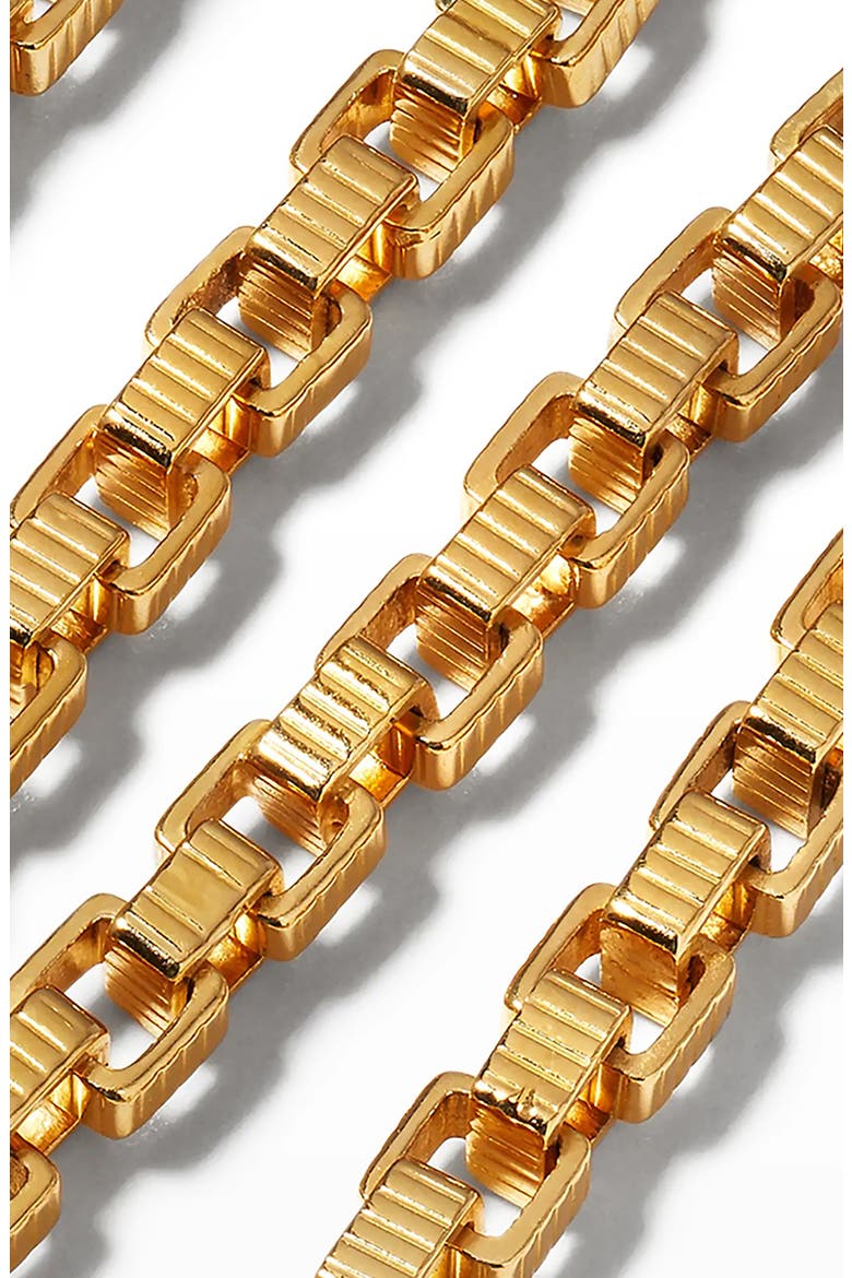 Slim Signore Chain Choker, Alternate, color, YELLOW GOLD