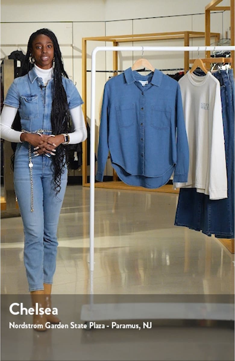 Herringbone Indigo Button-Up Shirt, sales video thumbnail