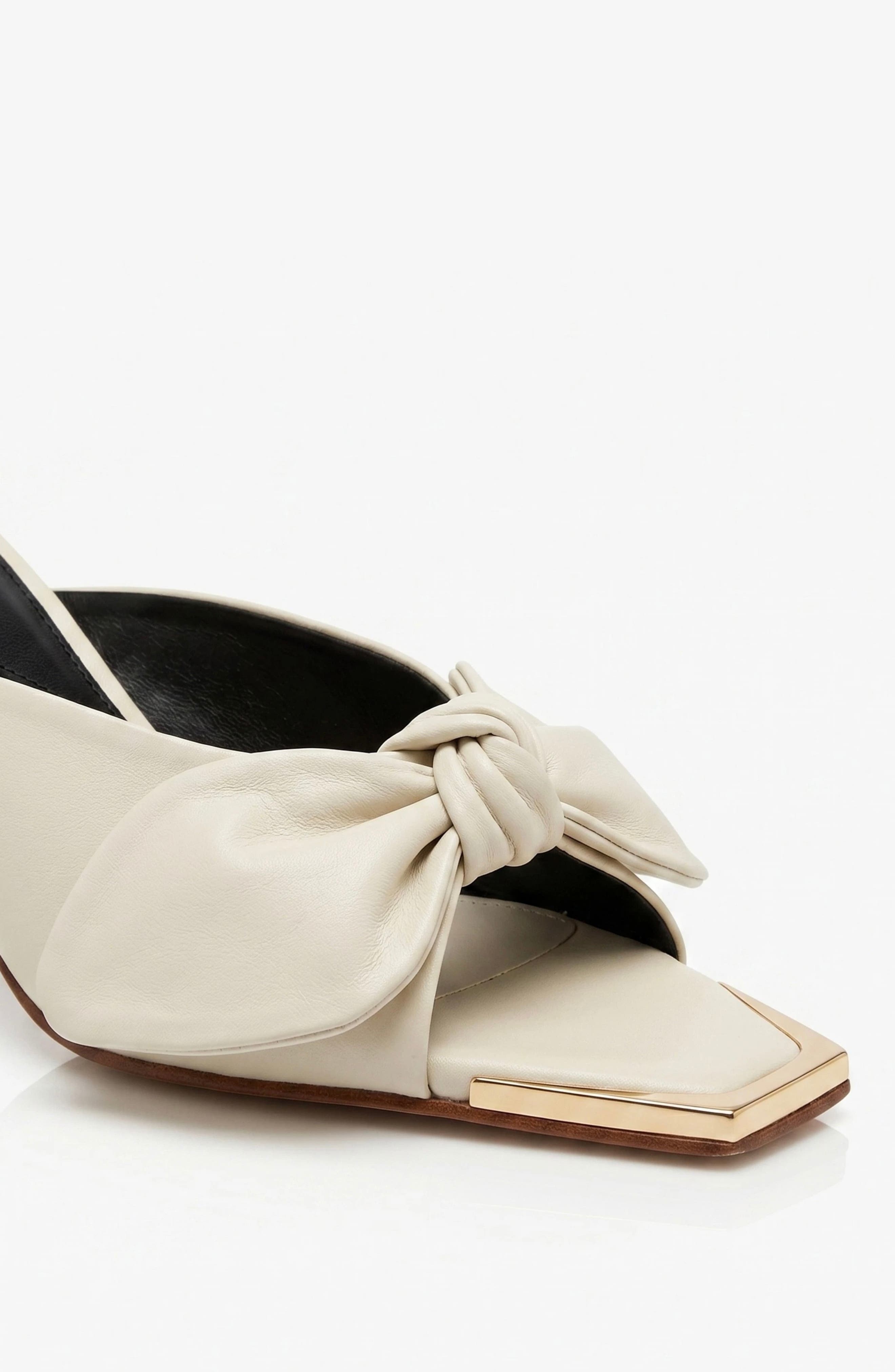 Brida Mule Kitten Heel Latte Cream, Alternate, color, Latte Cream