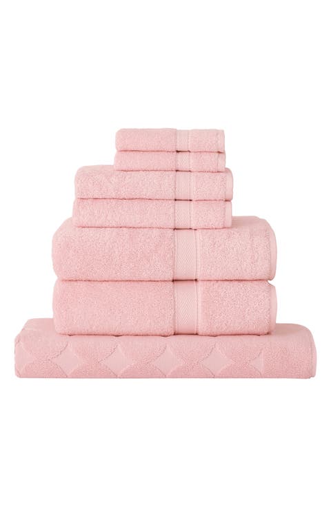 Sinemis Terry 6-Piece Towel Set - Dark Grey