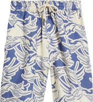 OAS Rogue Porto Linen Drawstring Shorts