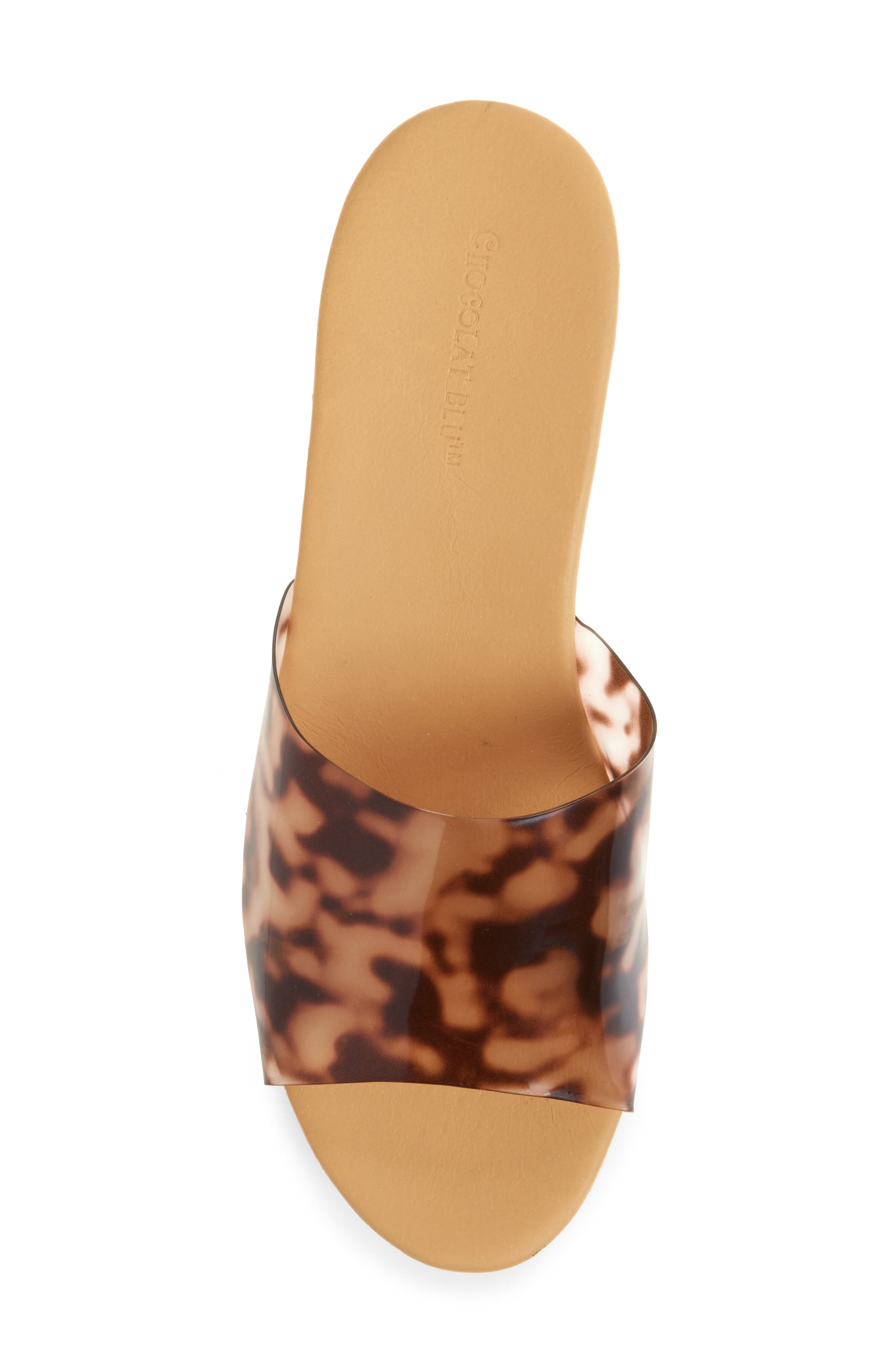 Chocolat Blu Vento Wedge Sandal, Alternate, color, Leopard Vinyl