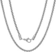 STEELTIME Men's Twist Chain Necklace