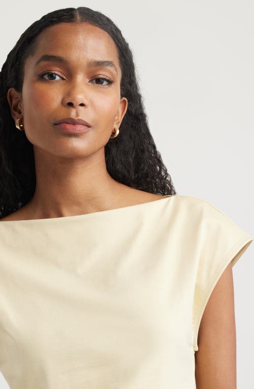 Nordstrom Pima Cotton Boat Neck T-shirt