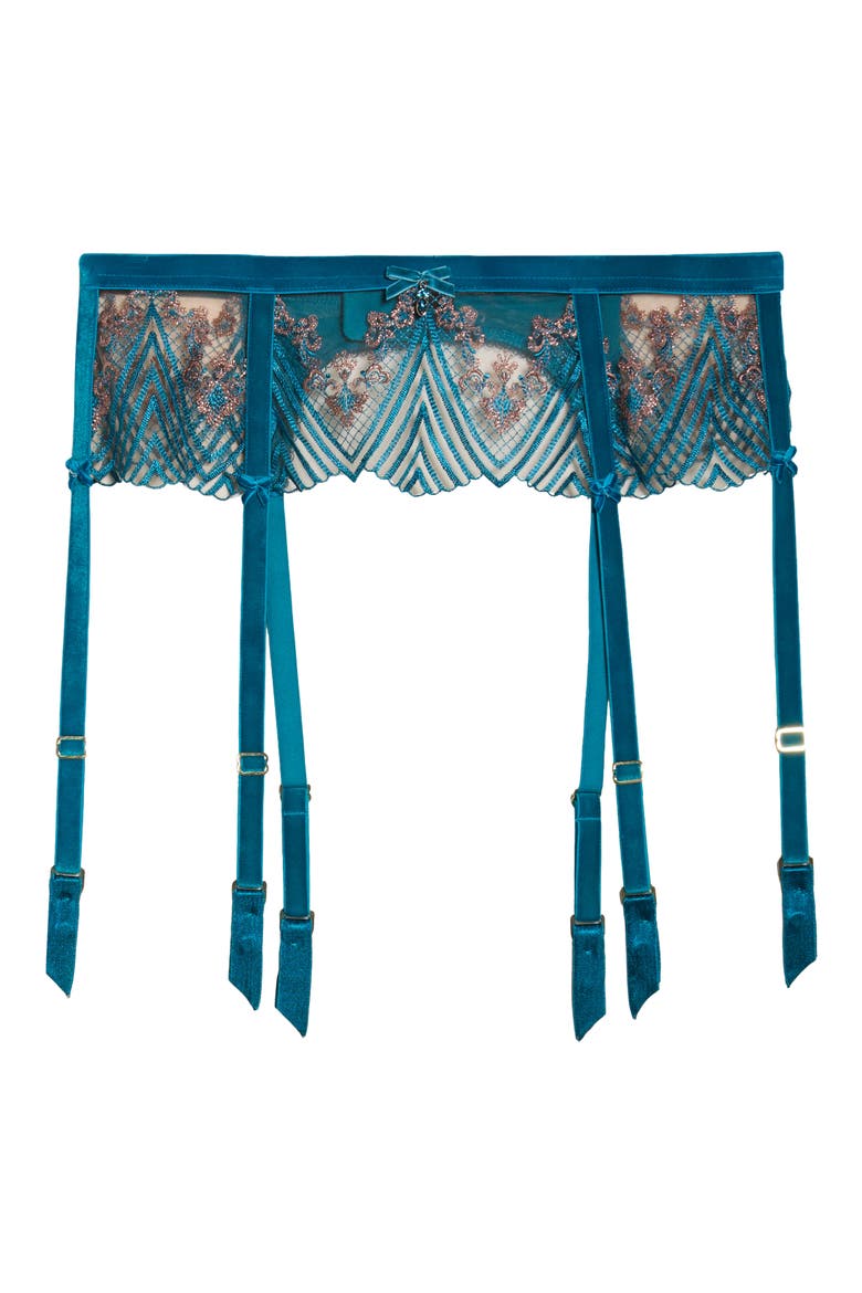 Fortunia Underwire Plunge Bra, Alternate, color, MOSAIC