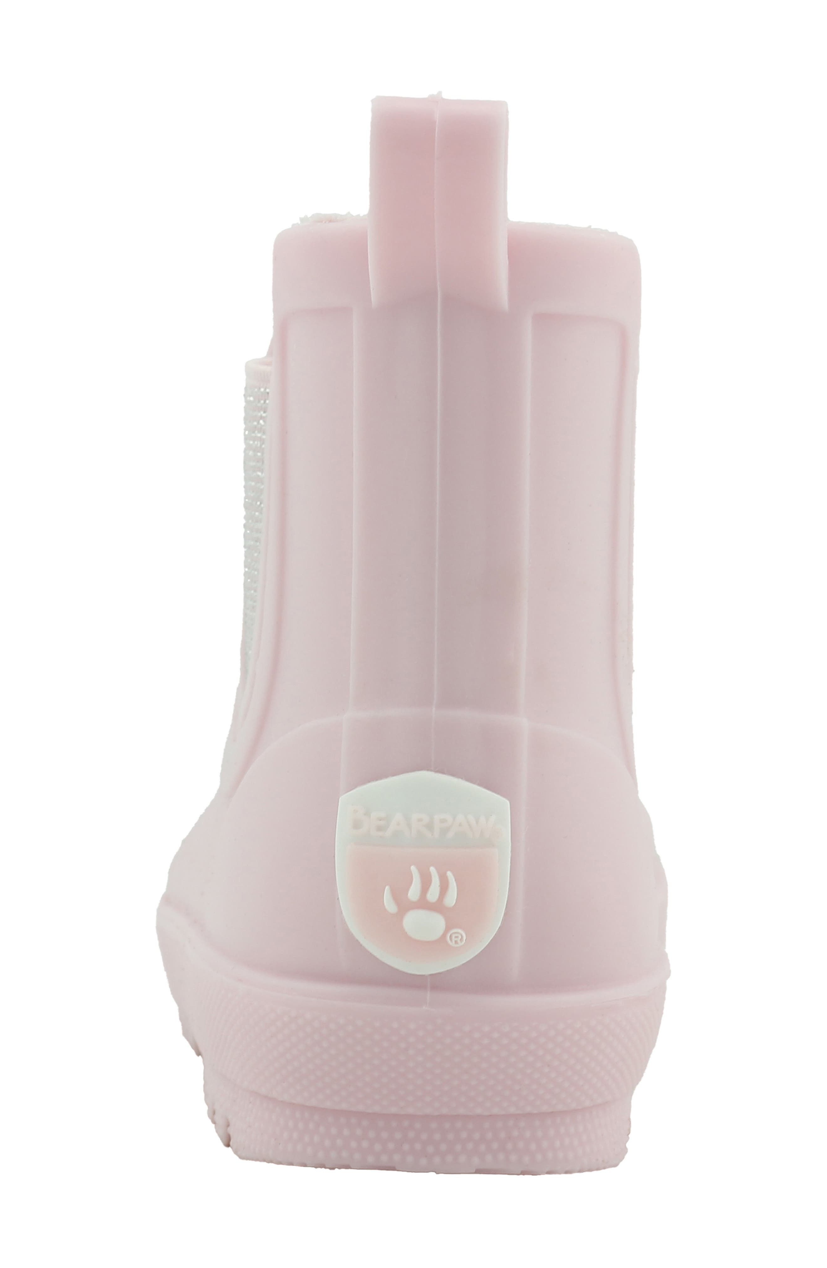 Kids' Faux Shearling Lined Rain Boot, Alternate, color, LGHT PNK