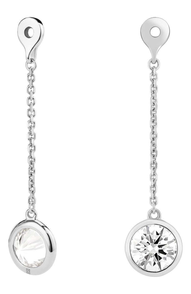 LIGHTBOX 1-Carat Lab Created Diamond Drop Earring Chain Enhancers, Alternate, color,