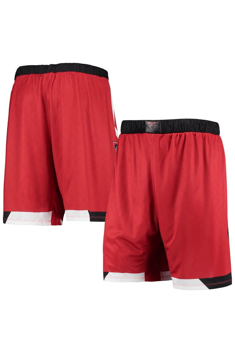 Men's Under Armour Red Texas Tech Red Raiders Team Replica Basketball Shorts, Main, color, Red