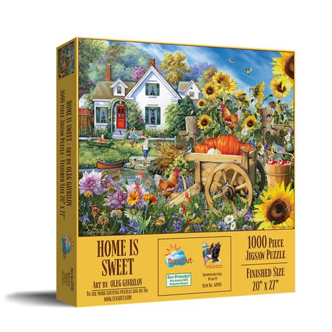 Home is Sweet 1000 piece Jigsaw Puzzle for Adults