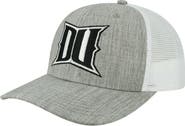 LEGACY ATHLETIC Men's Legacy Athletic Heather Gray/White Drexel Dragons The Champ Trucker Snapback Hat