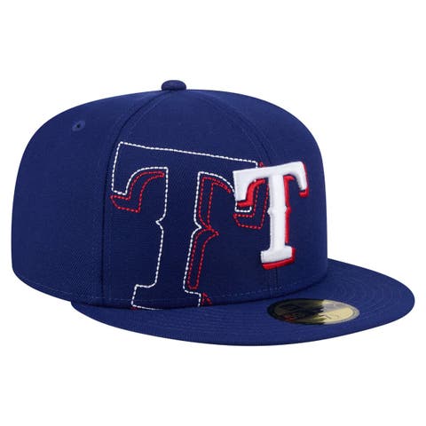 Men's New Era Royal Texas Rangers Yarn Stitch 59FIFTY Fitted Hat