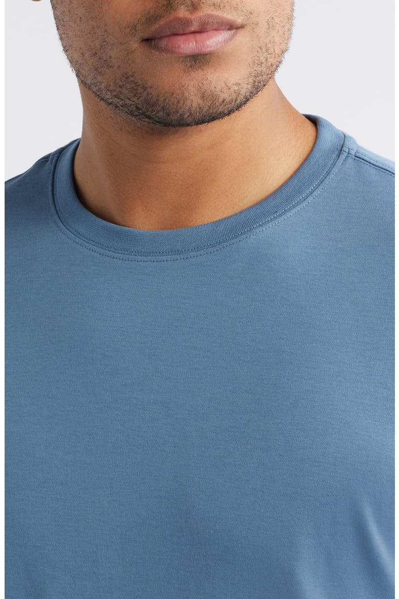 Georgia Pima Cotton T-Shirt, Alternate, color, BLUEFIN