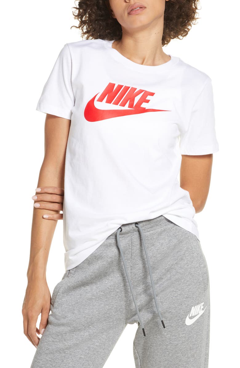 Nike Icon Futura Logo Graphic Cotton Tee, Main, color,
