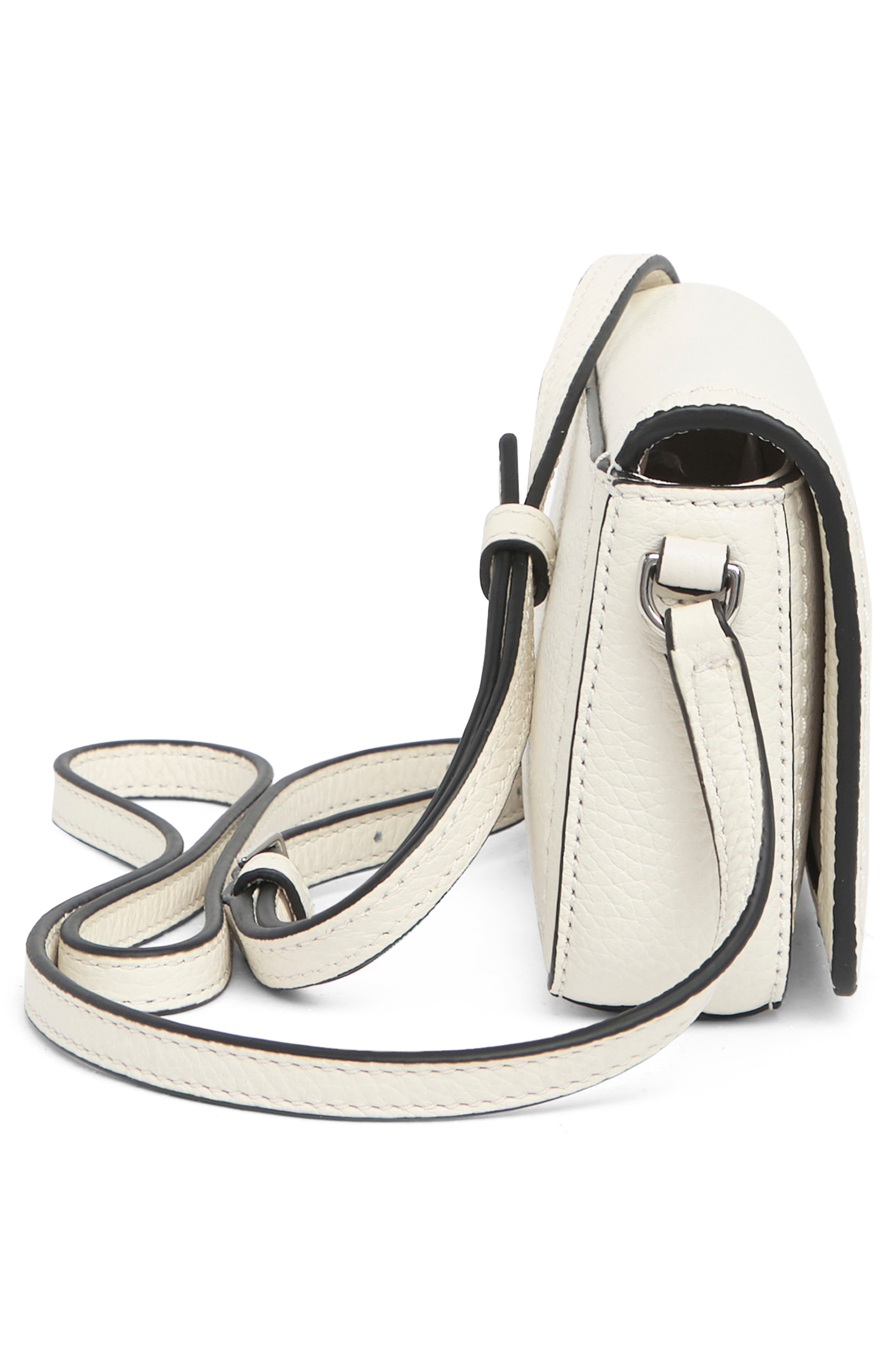 Groove Leather Mini Bag, Alternate, color, COTTON