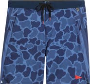 Florence F1 Pro Hawaii Camo Water Repellent Board Shorts