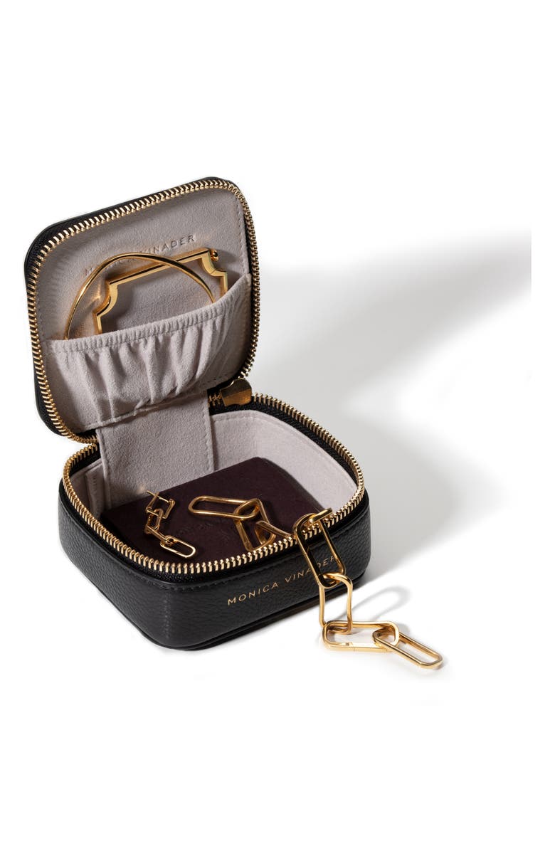 Monica Vinader Leather Trinket Box, Alternate, color,