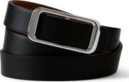 Lands' End Faux Leather Classic Skinny Belt Set