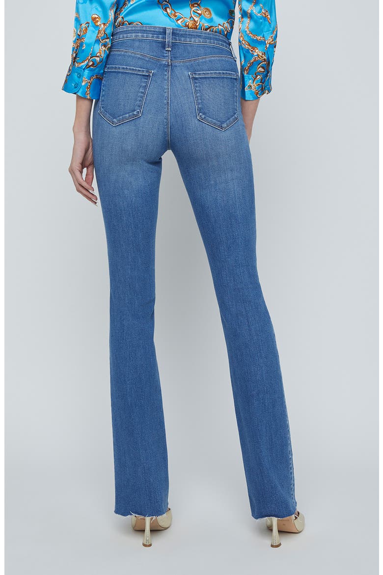 Ruth Raw Hem Straight Leg Jeans, Alternate, color, PRIVADA