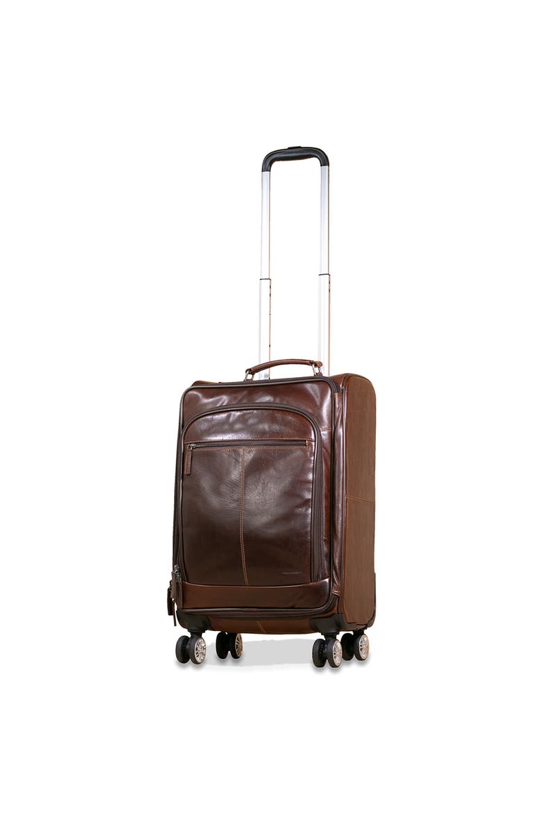 Voyager 22" Wheeled Carry-on Bag, Alternate, color, Brown