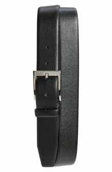 Clo Grained Leather Belt