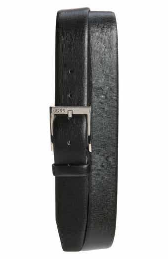 Clo Grained Leather Belt