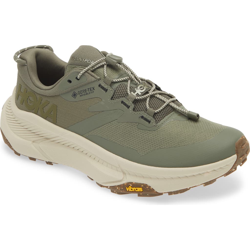 Hoka Transport Gtx Shoe In Gray
