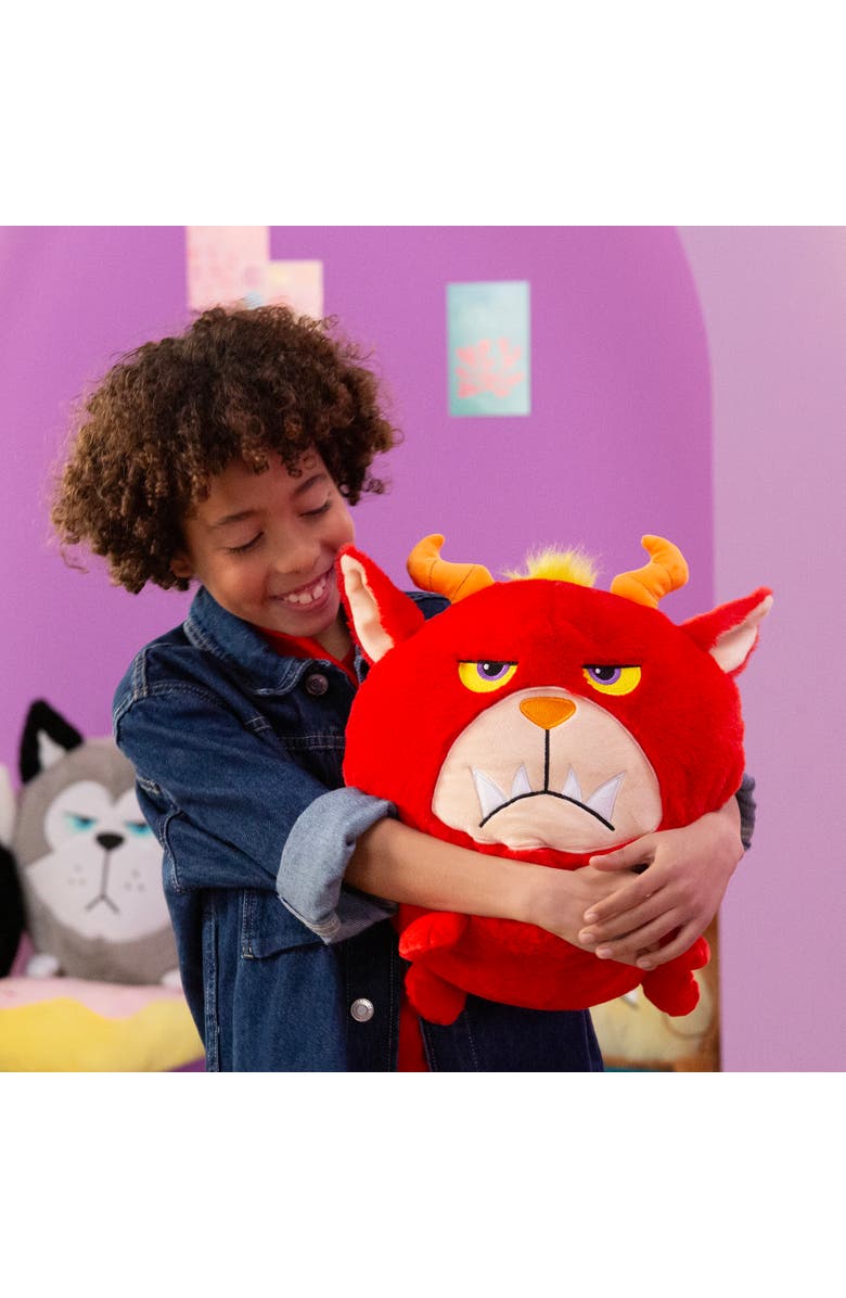 Hangry Petz Rogue Monster 12 Inch Red Animal Plush, Alternate, color, Multicolored