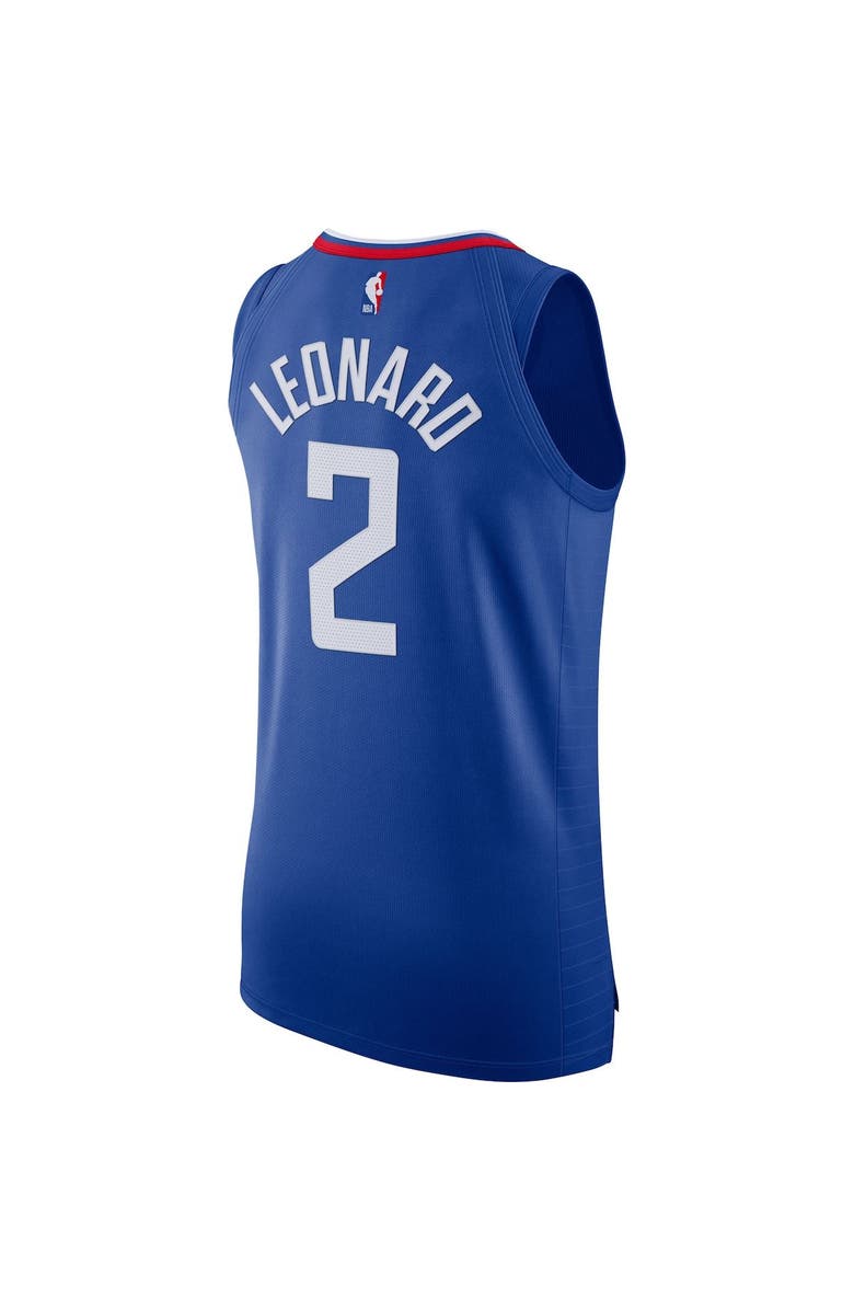Nike Men's Nike Kawhi Leonard Royal LA Clippers Authentic Jersey - Association Edition, Alternate, color,