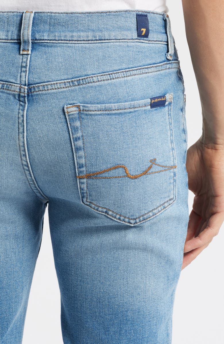 7 For All Mankind Slimmy Stretch Cotton Jeans, Alternate, color, 