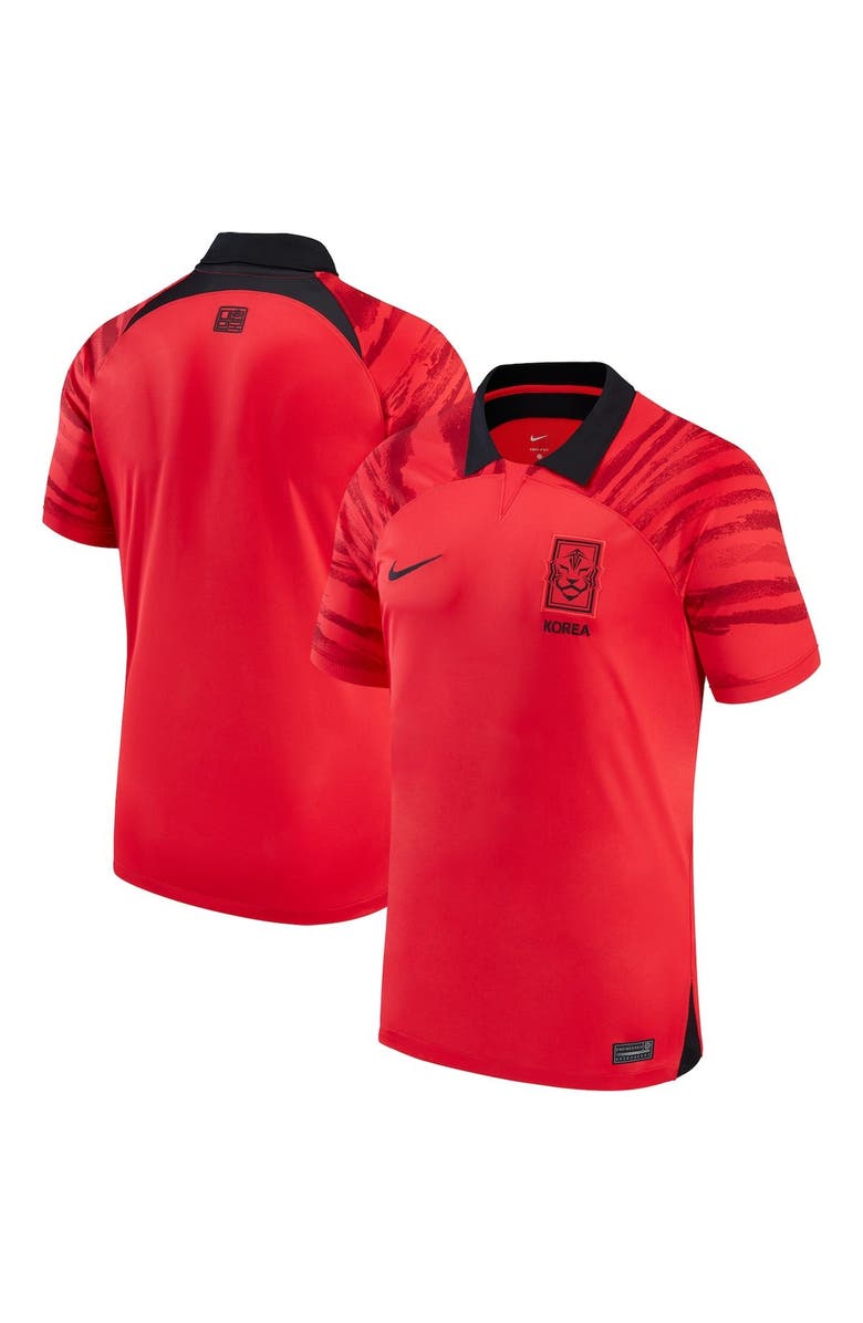 Nike Men's Nike Red South Korea National Team 2022/23 Home Breathe Stadium Replica Blank Jersey, Alternate, color, 