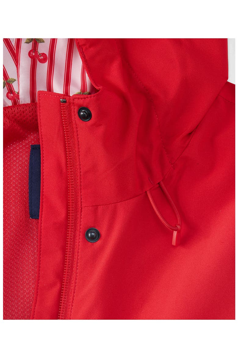 Squall Packable Waterproof Raincoat, Alternate, color, Compass Red/Cherries