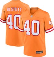 Nike Youth Nike Mike Alstott Orange Tampa Bay Buccaneers Retired Player Game Jersey