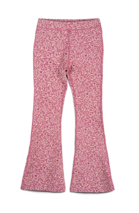 Organic Cotton Print Flare Leggings