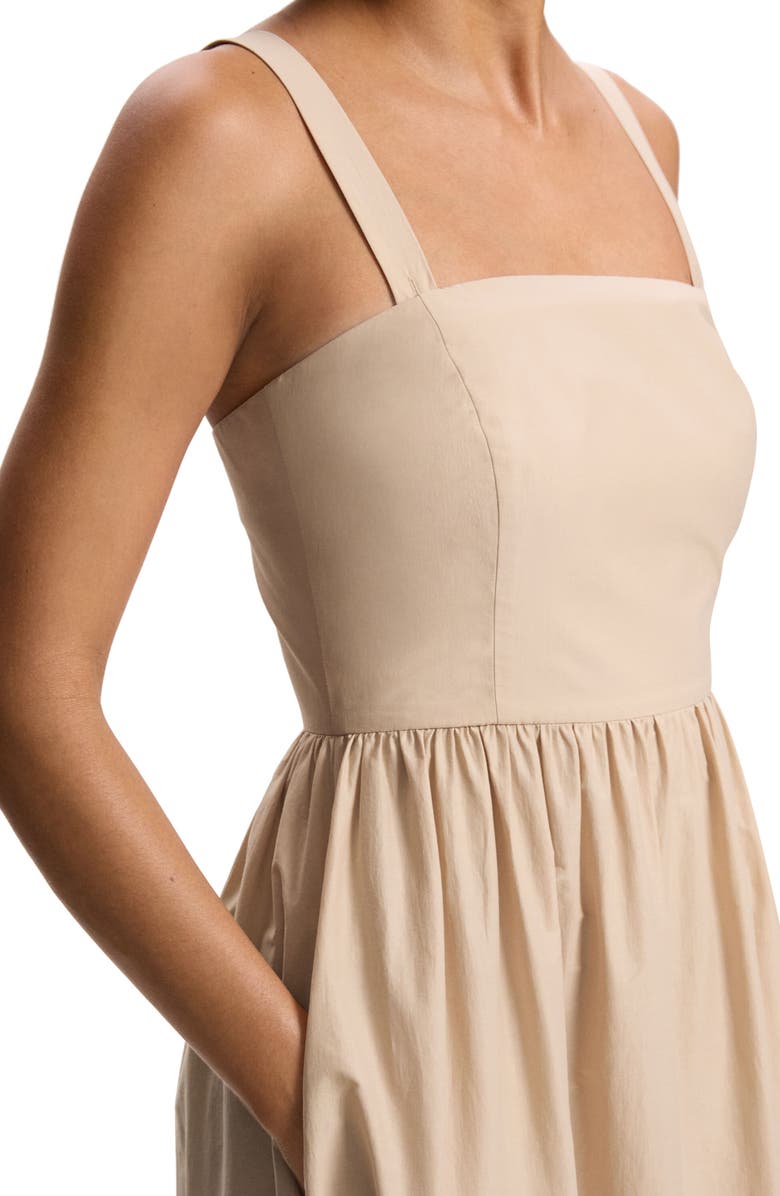 Theory Dr. Soft Tiered Maxi Sundress, Alternate, color, Soft Gold