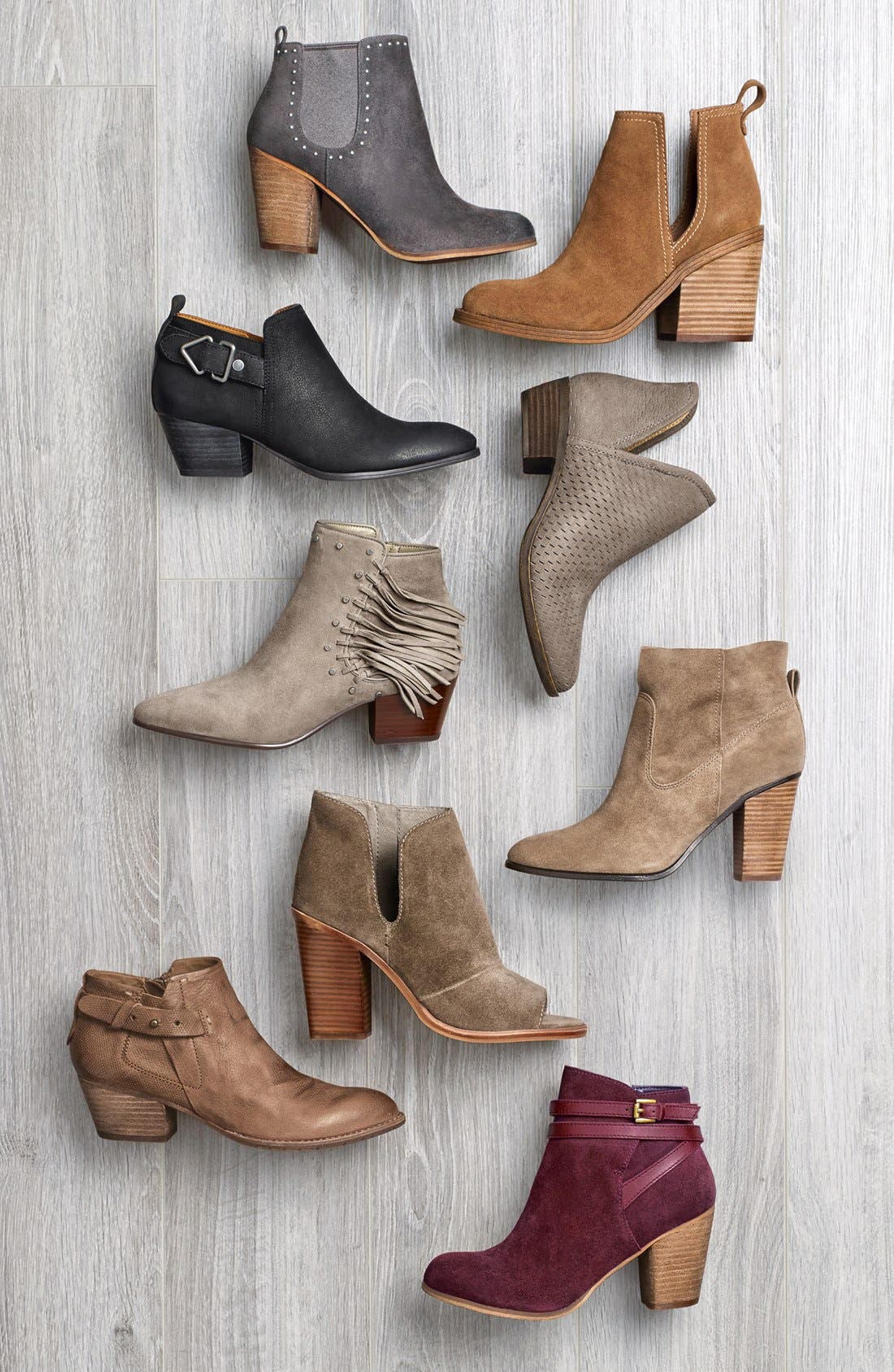 'Garfield' Western Bootie, Alternate, color, NIMBUS GREY LEATHER