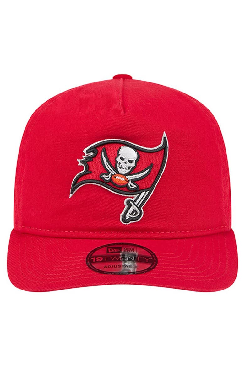Men's New Era  Red Tampa Bay Buccaneers Team 19TWENTY Adjustable Hat, Alternate, color, Red