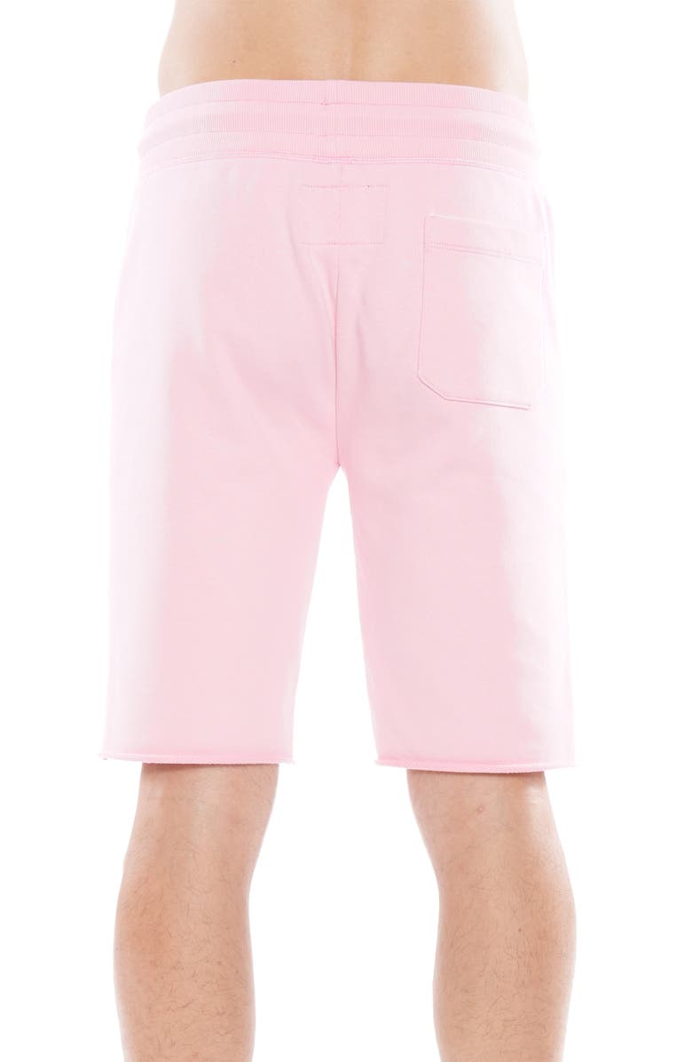 Cult of Individuality Cutoff Sweat Shorts, Alternate, color, Candy Pink