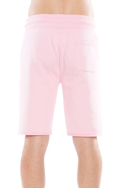 Cult Of Individuality Cutoff Sweat Shorts In Candy Pink