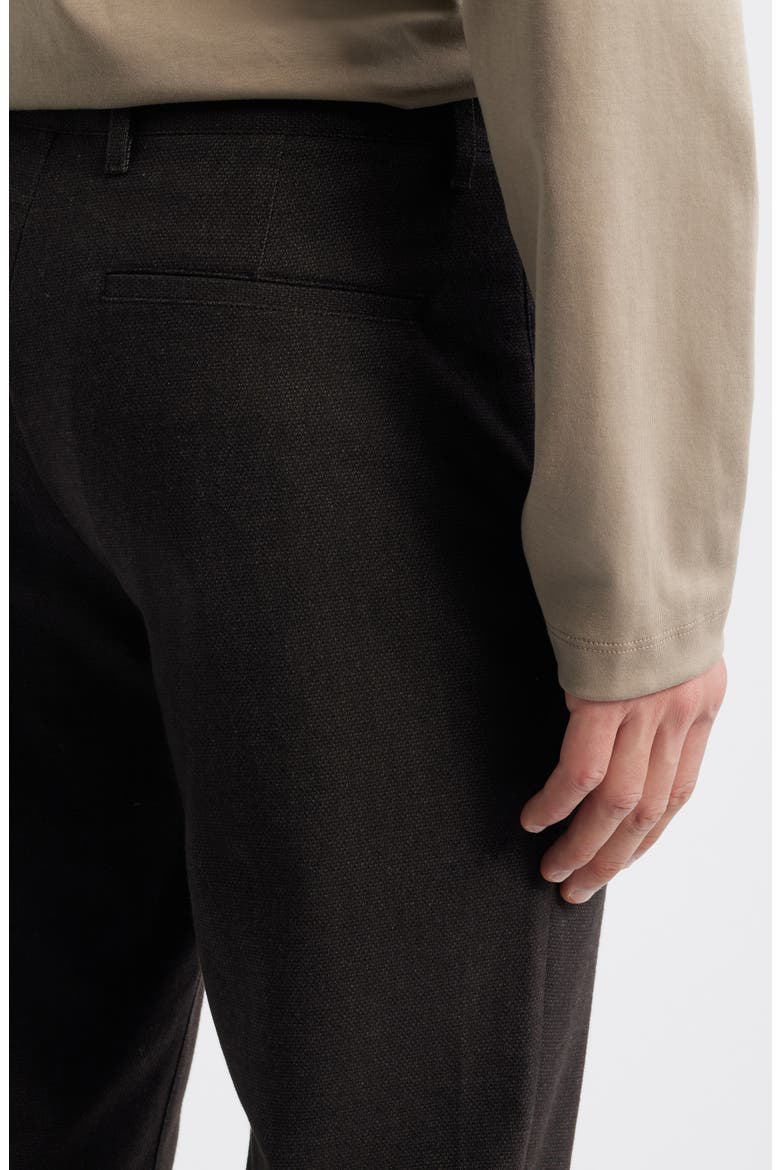Zaine Slim Fit Flat Front Trousers, Alternate, color, BROWNWOOD MULTI - 2HW