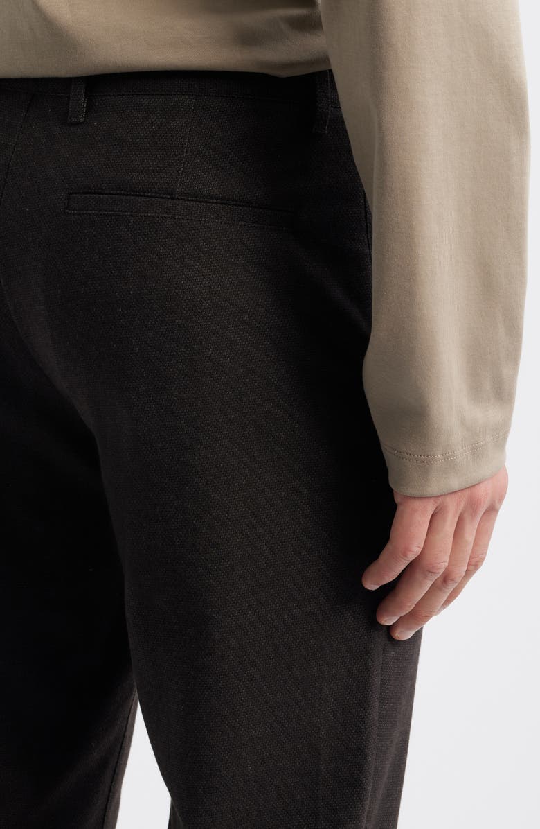 Theory Zaine Slim Fit Flat Front Trousers, Alternate, color, Brownwood Multi - 2Hw