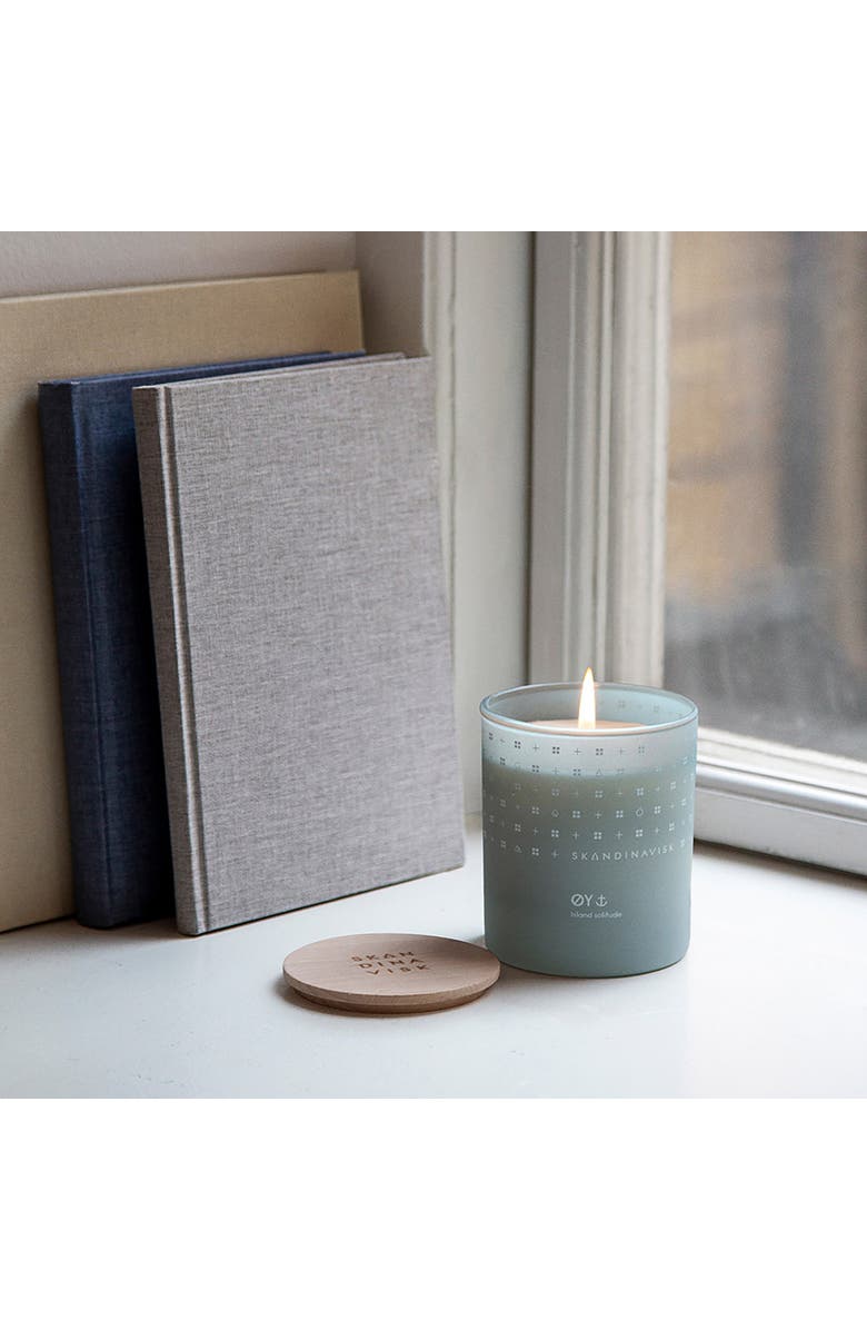 SKANDINAVISK ØY Scented Candle 200g, Alternate, color, Green