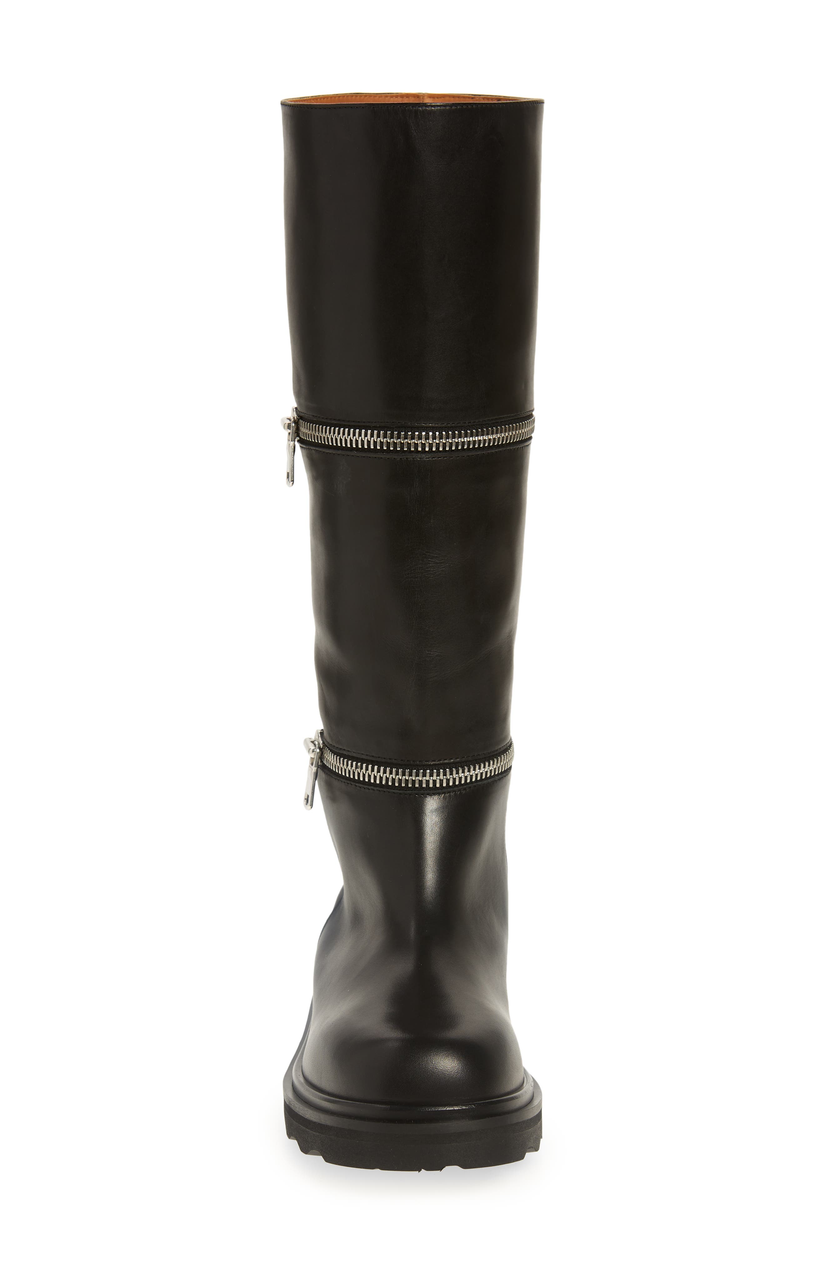 Marni Convertible Zip Knee High Boot, Alternate, color, 