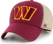 '47 Men's '47 Burgundy/Natural Washington Commanders Flagship MVP Snapback Hat