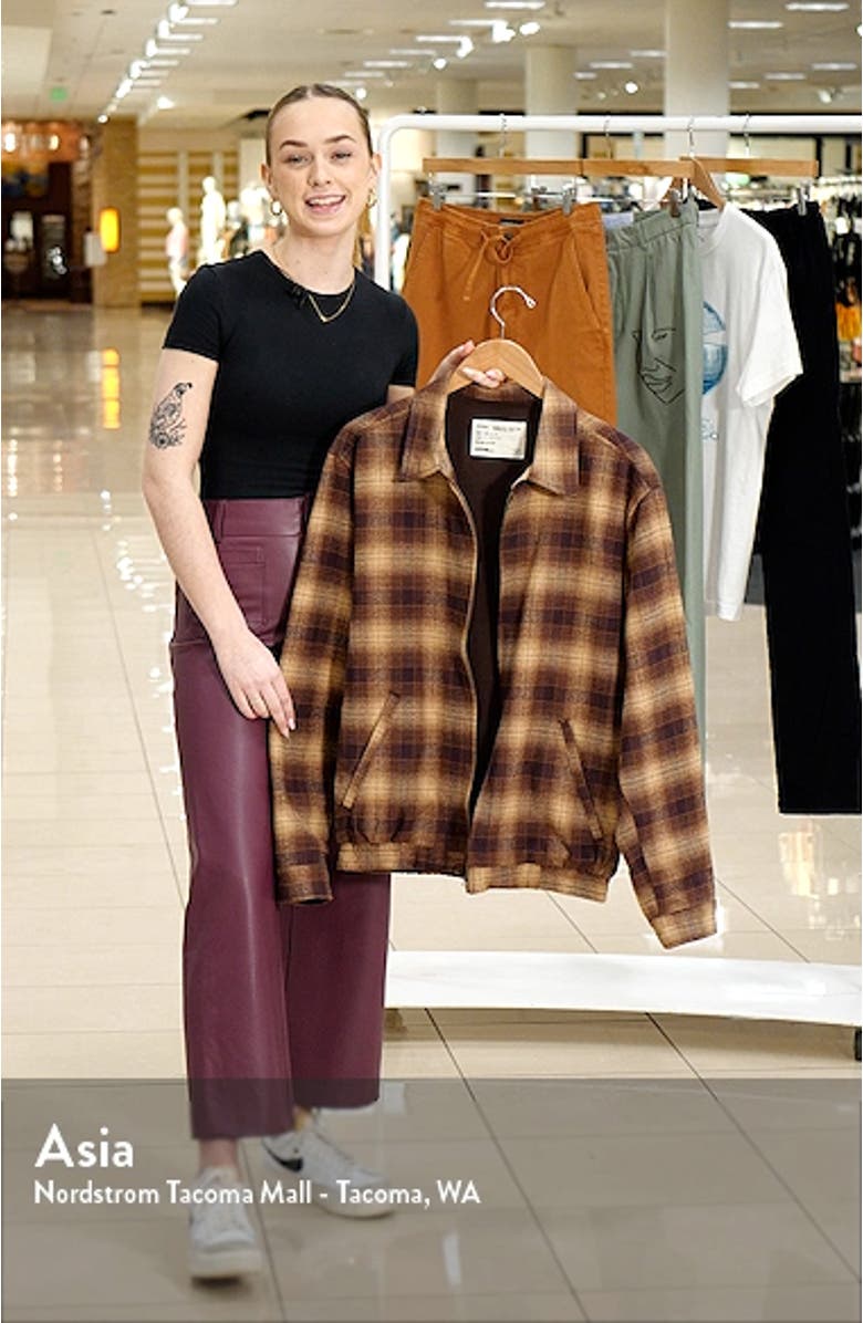 Plaid Cotton Zip-Up Jacket, sales video thumbnail